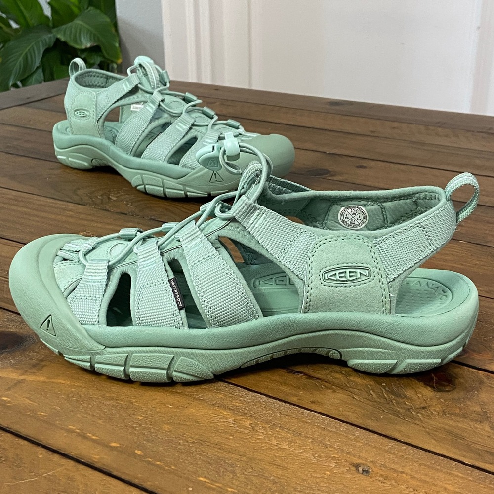 KEEN Newport H2 Mint Green Waterproof Sport Sandals Womens 10.5 Hiking 1010727 - Picture 6 of 11